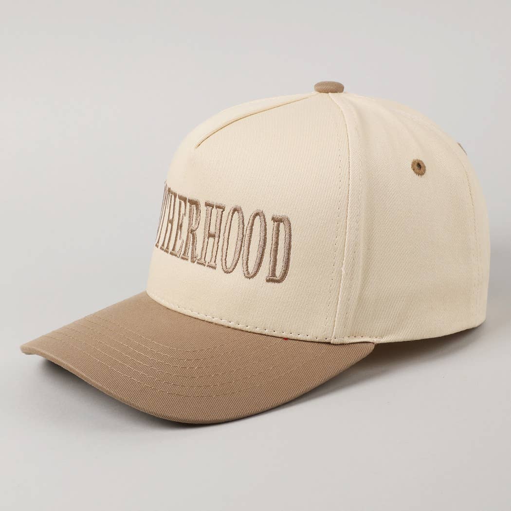 MOTHERHOOD Embroidered Two-Tone Trucker Hat