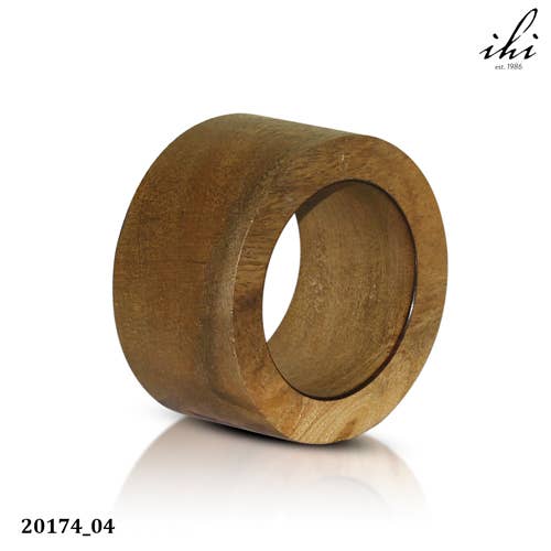 Mango Wood Round Napkin Ring