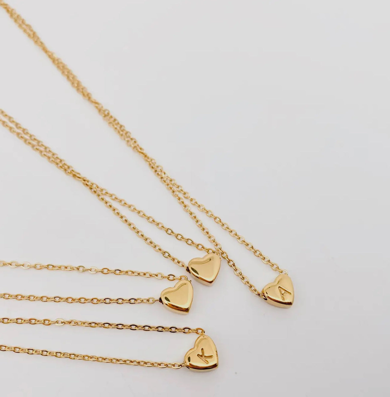 PREORDER Stainless Steel Engraved Heart Pedant Necklace