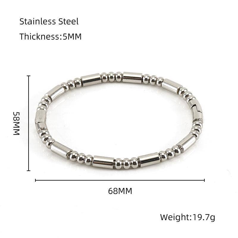 Multi-style 18K Gold-plated Stainless Steel Bangle