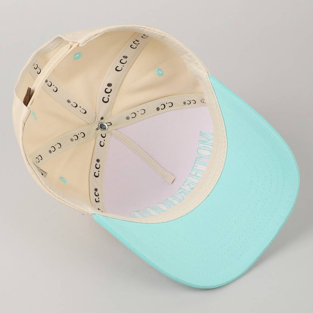 MOTHERHOOD Embroidered Two-Tone Trucker Hat