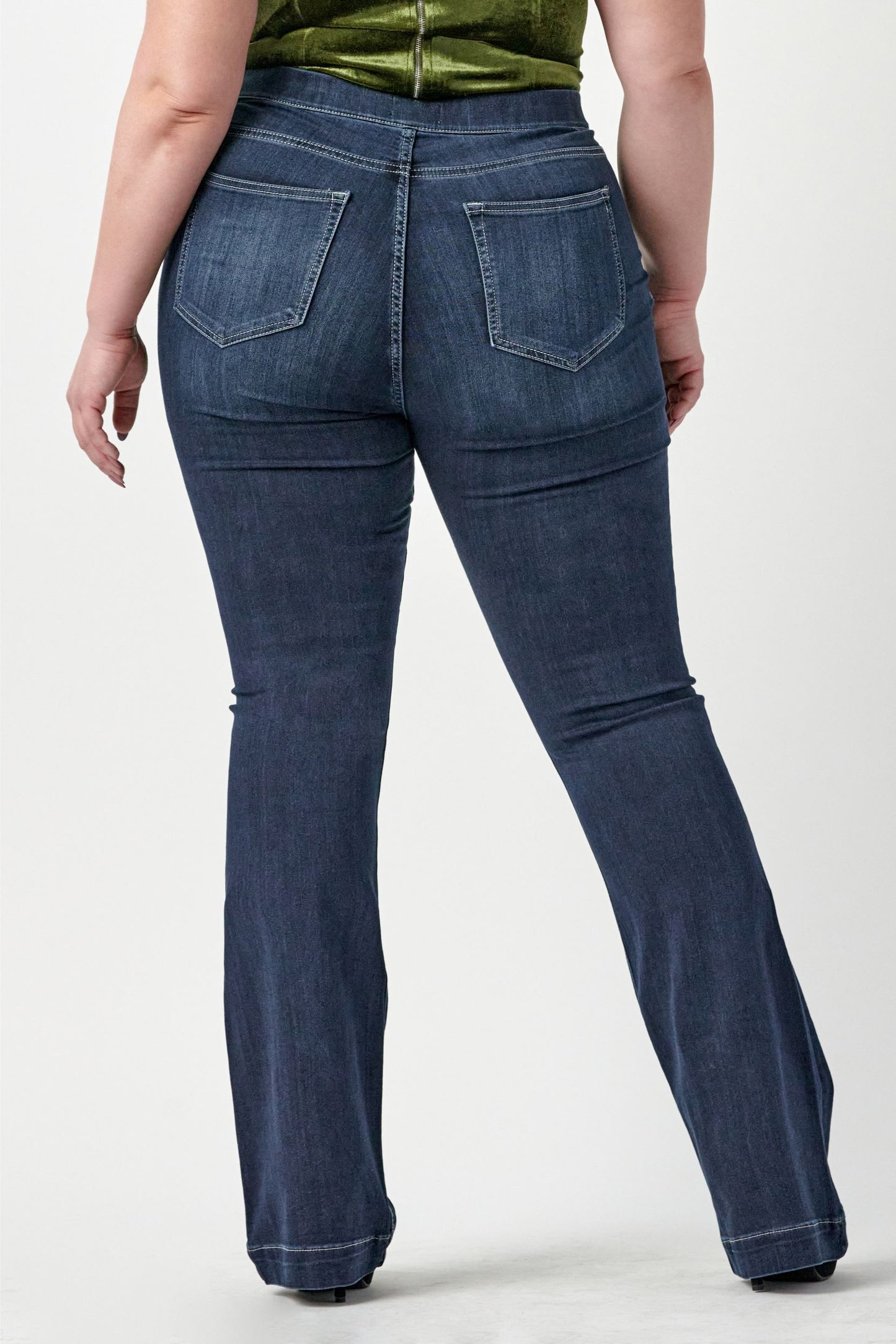 Plus High Rise Flare Jegging
