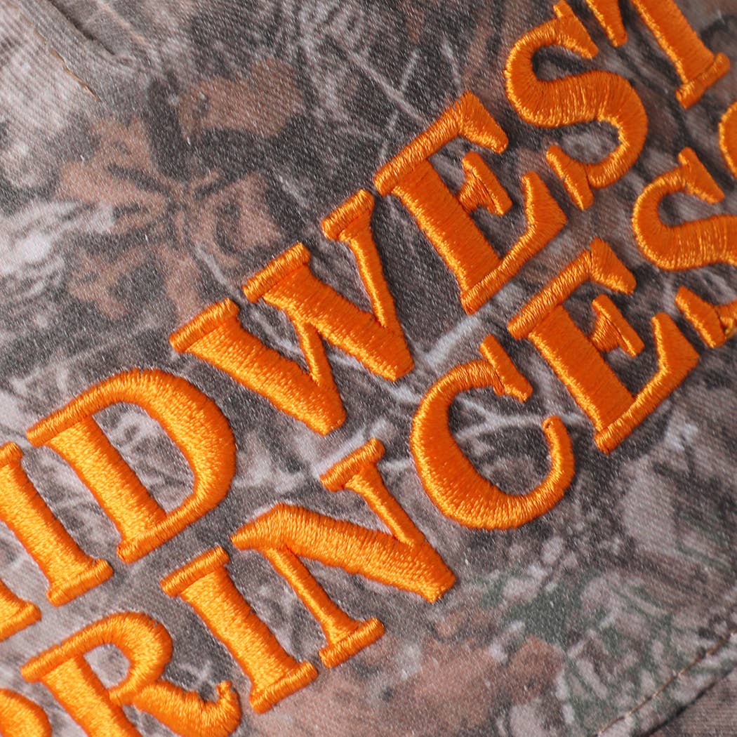 MIDWEST PRINCESS Embroidered Camo Trucker Hat
