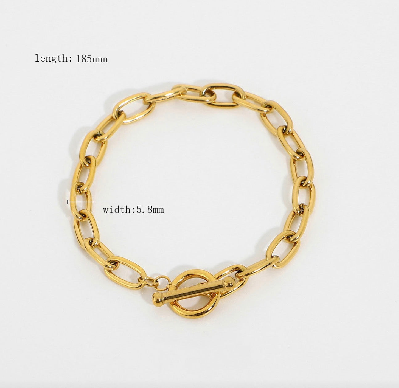 18k Gold Plated Layered Bracelet Set