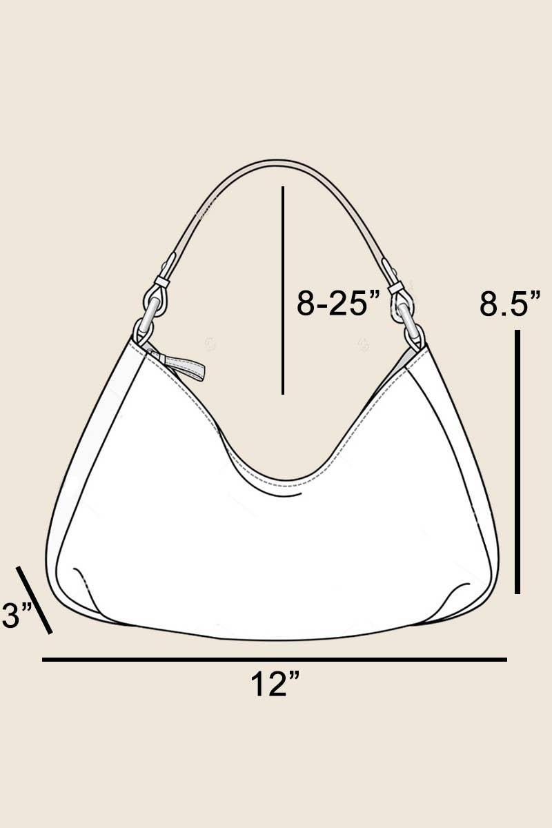 Two Tone Braided Hand Bag