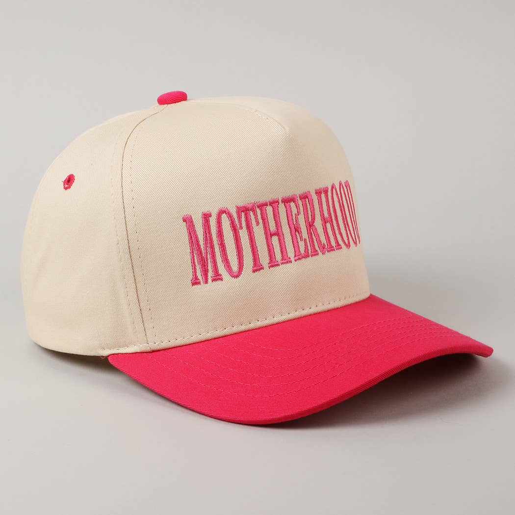 MOTHERHOOD Embroidered Two-Tone Trucker Hat