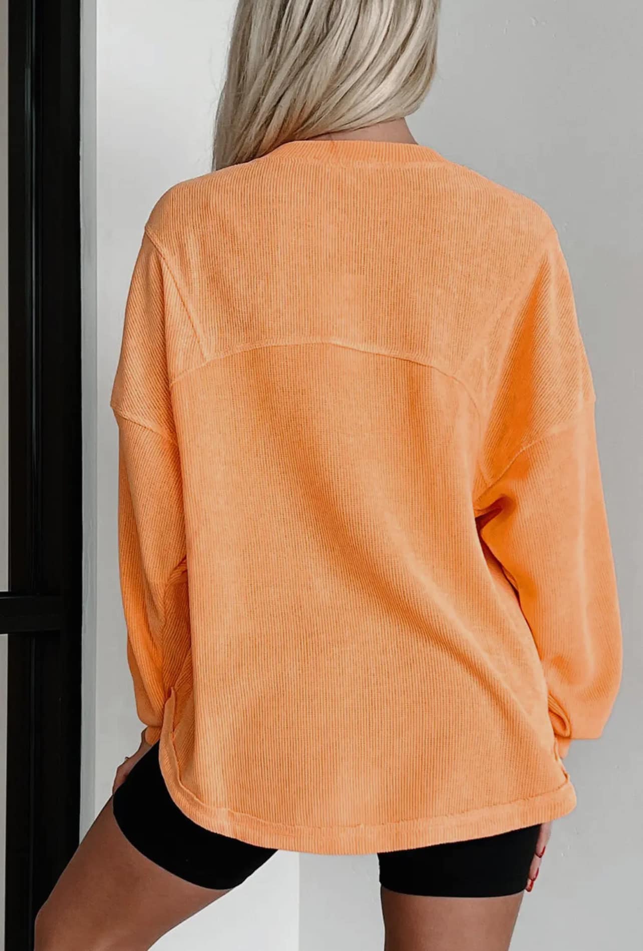 Hi Low Hem Textured Pullover