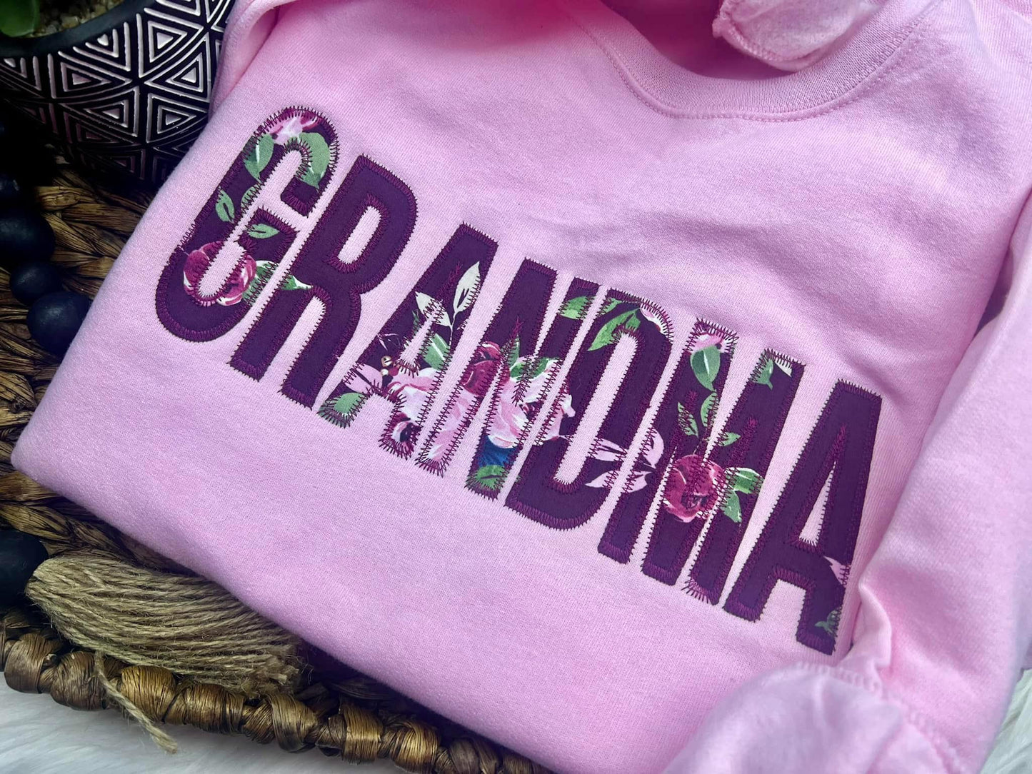 Mother's Embroidered Crewneck Sweatshirt