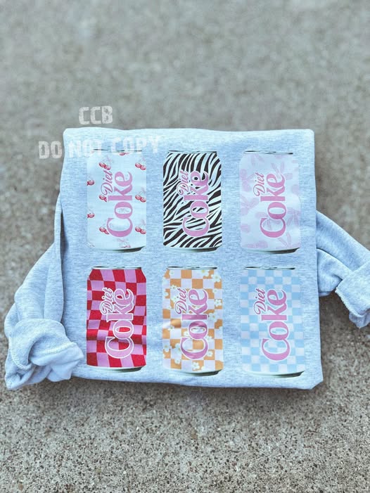 Diet Cola Graphic Tee Sweatshirt Crewneck