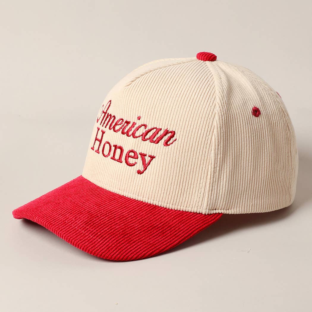 American Honey Corduroy Trucker Hat