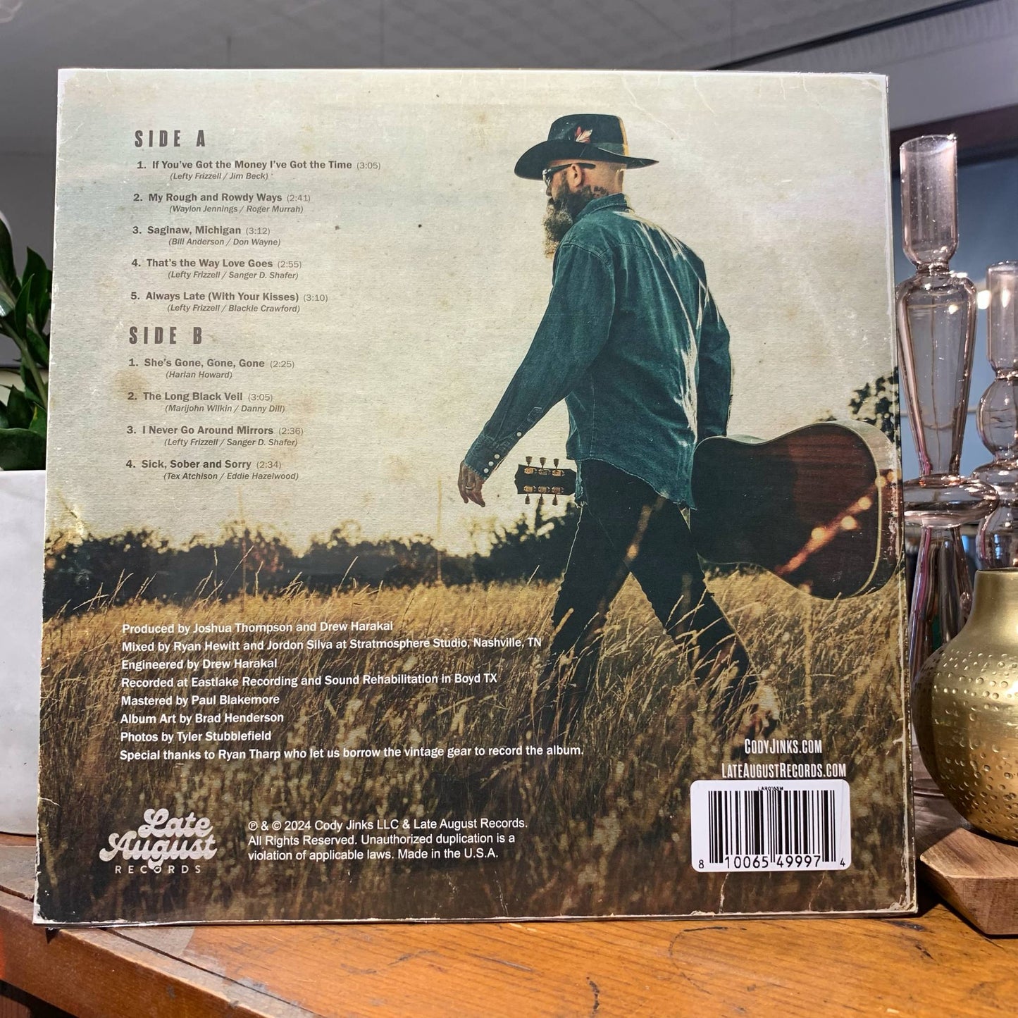 Cody Jinks - Sings Lefty Frizzell LP Vinyl Record