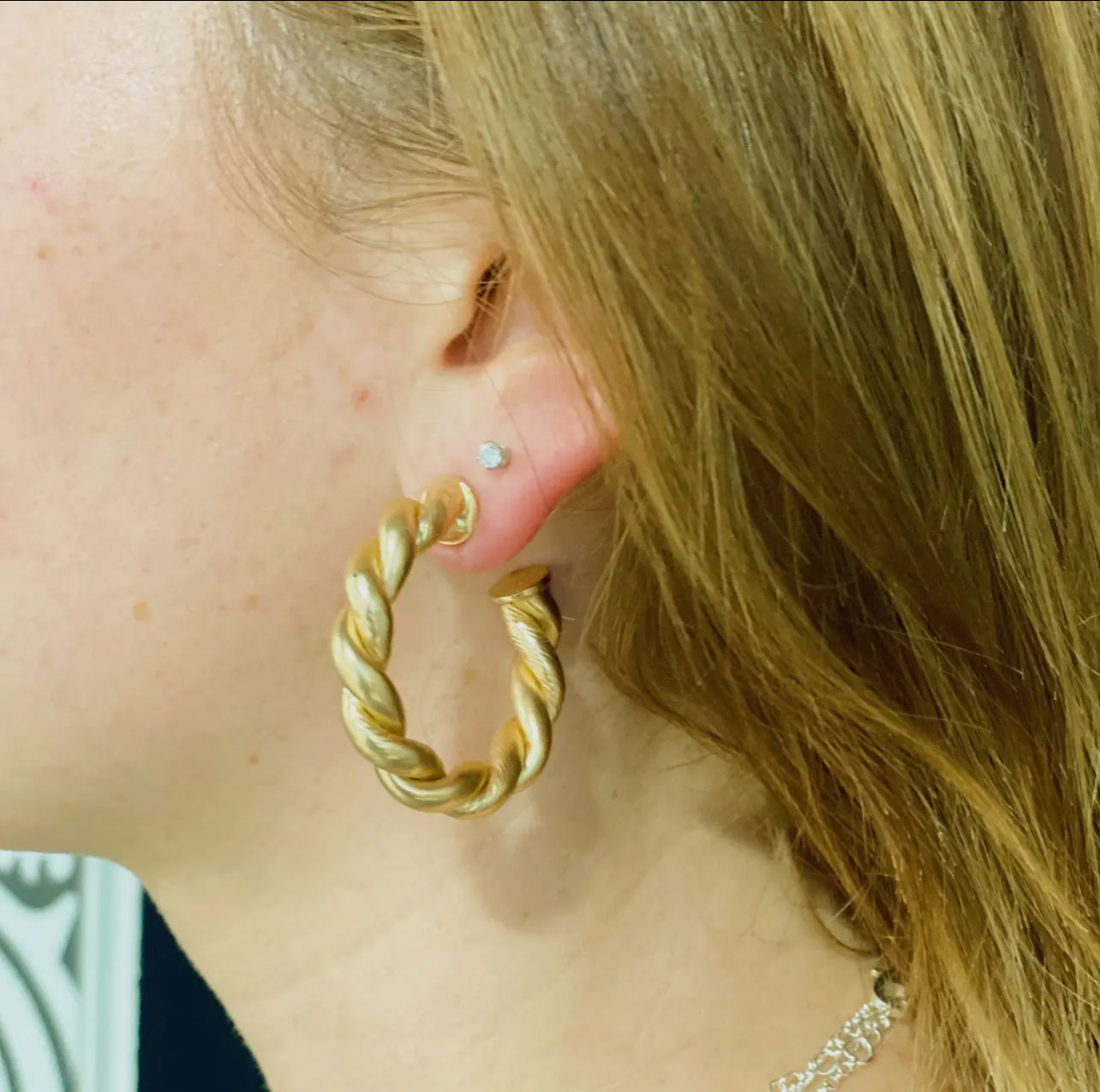 Braided Hoop Earrings