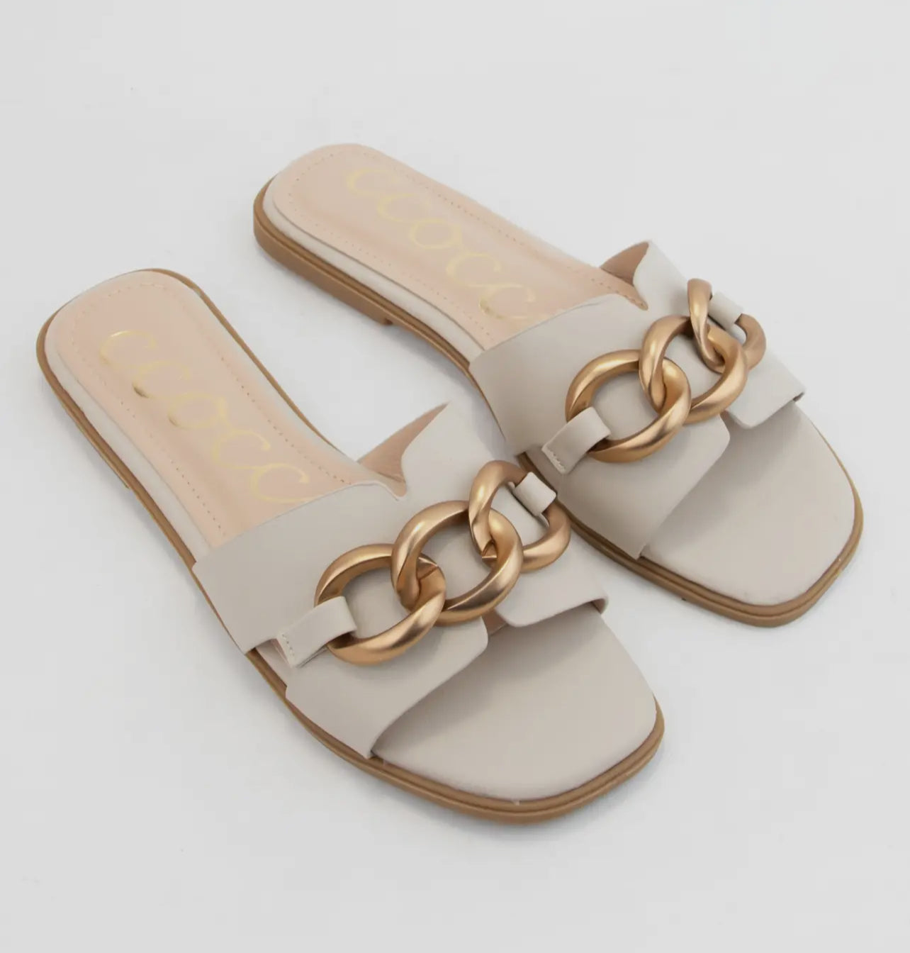 Gold Chain Sandals