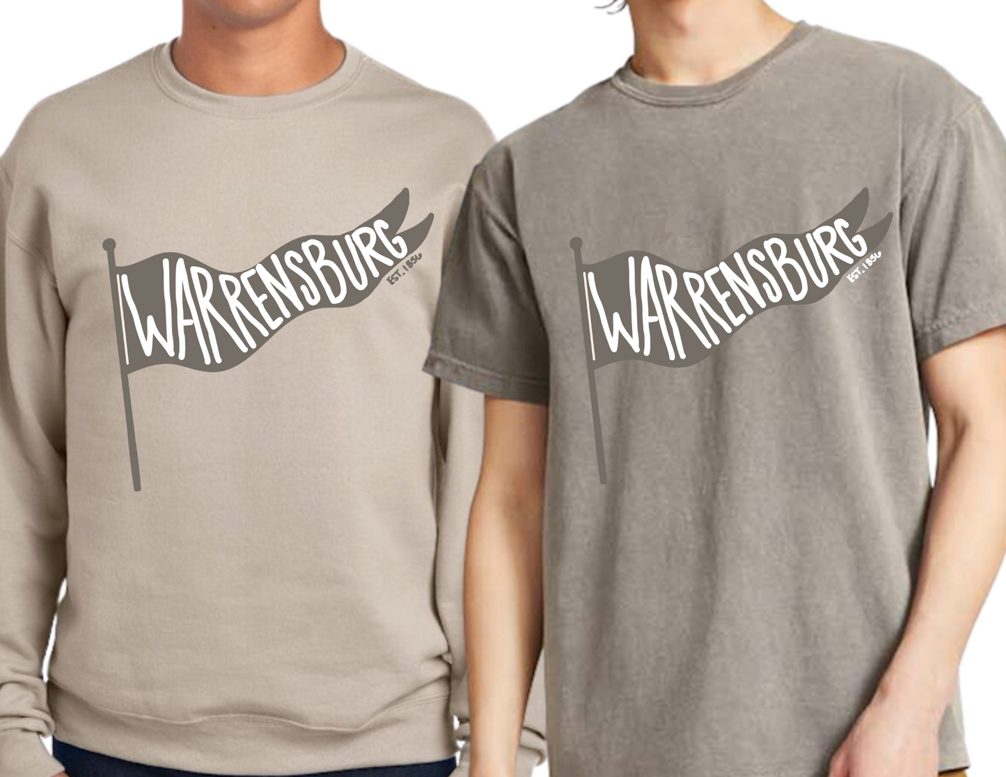 Retro Warrensburg Flag Design