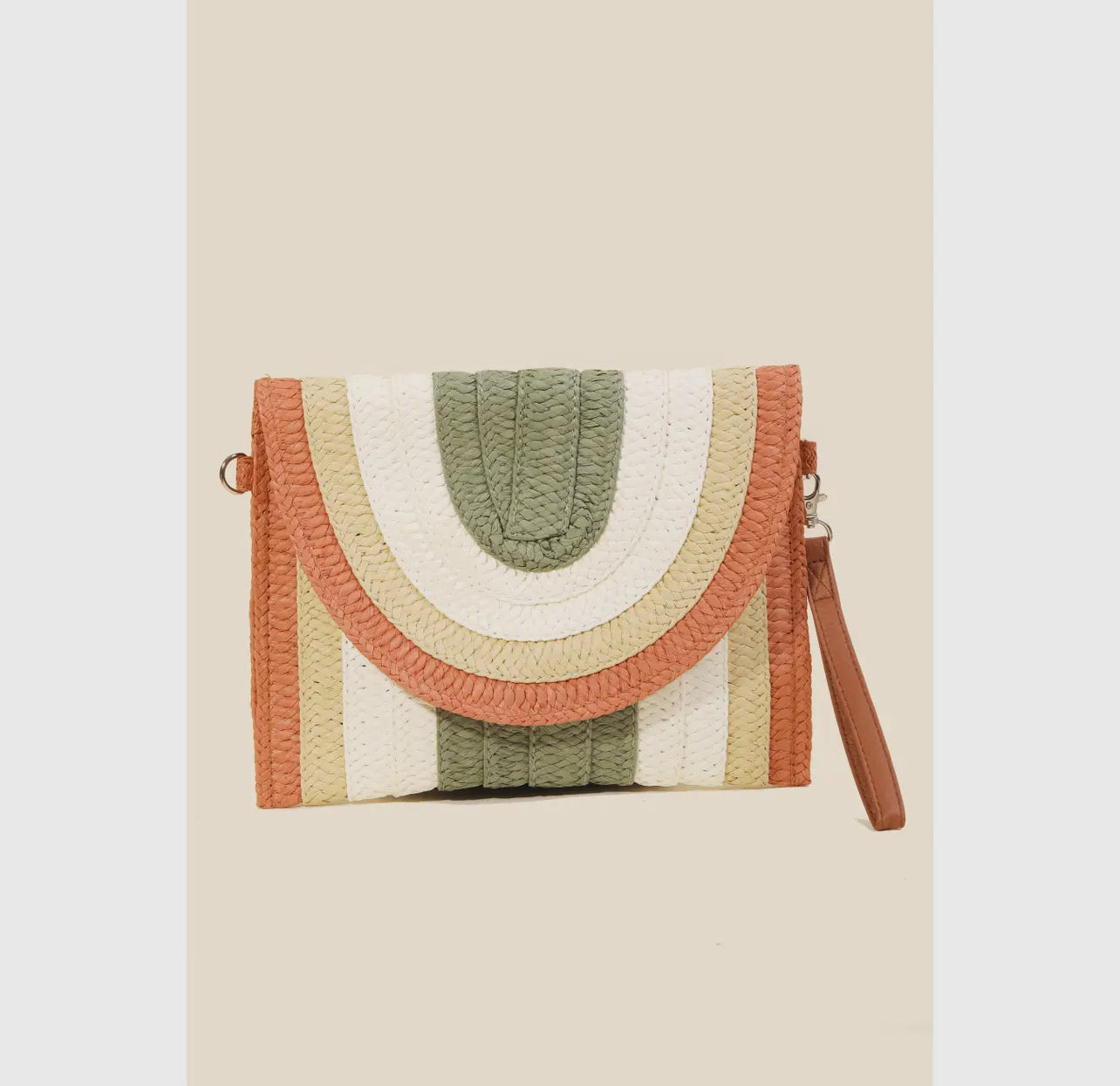 Straw Clutch/Crossbody Purse