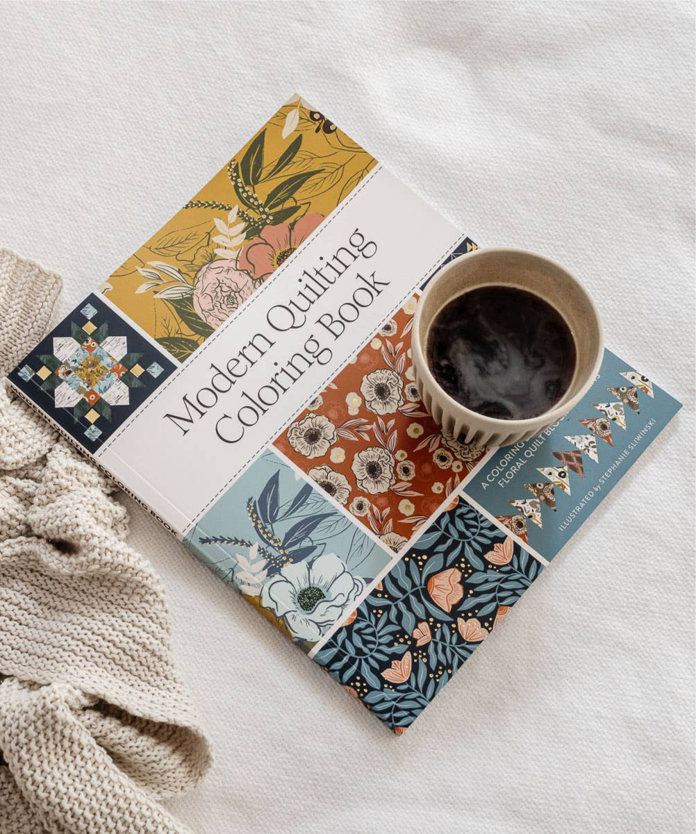 Modern Quilting Coloring Book