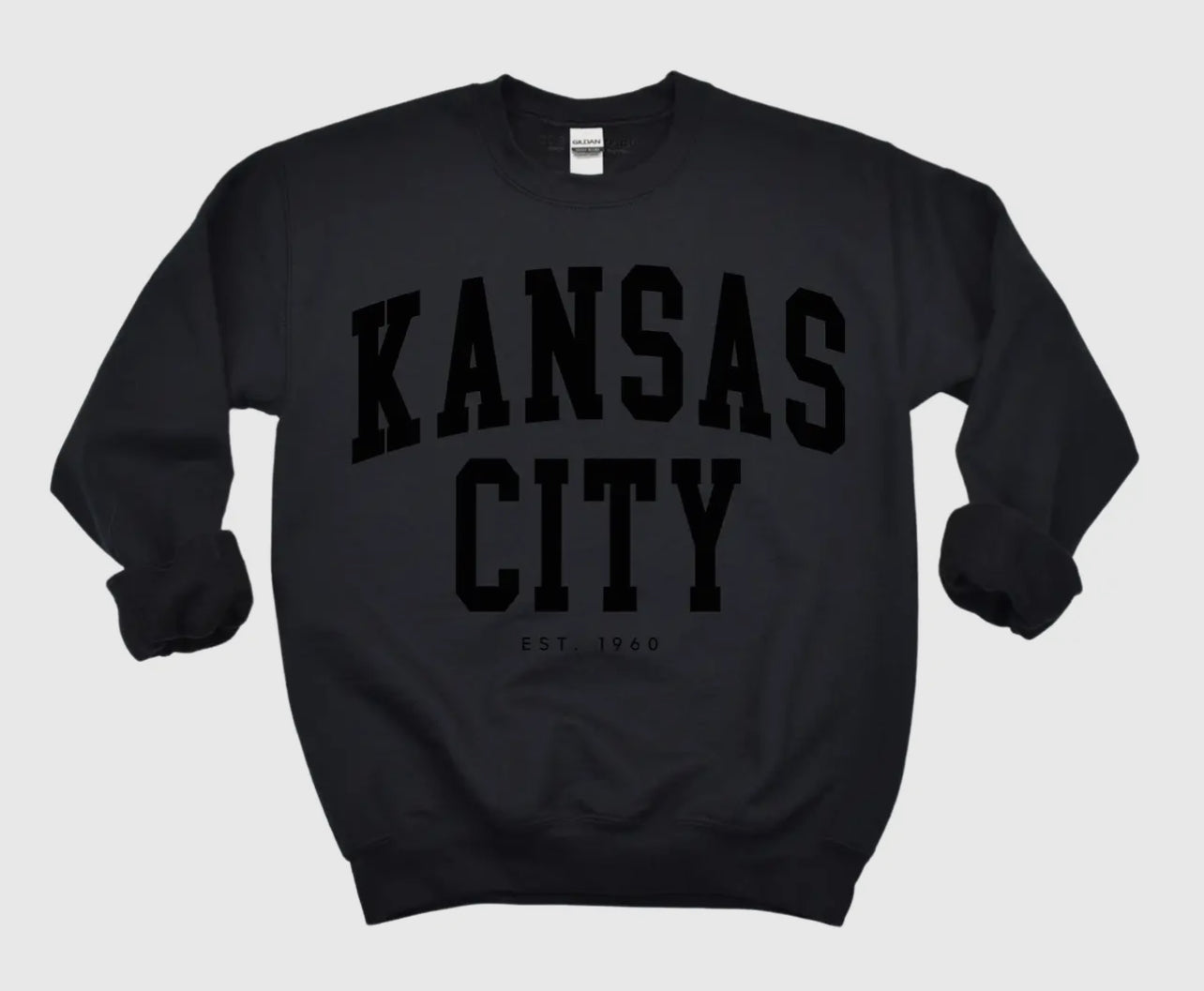 Black on Black KC Sweatshirt
