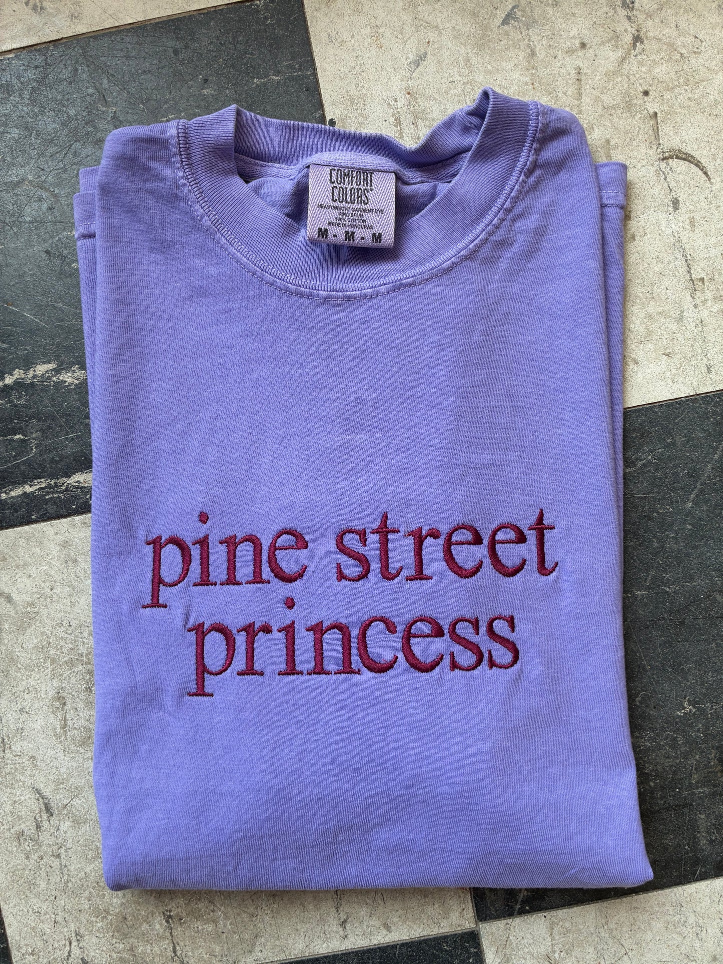 Pine Street Princess Embroidered Tee