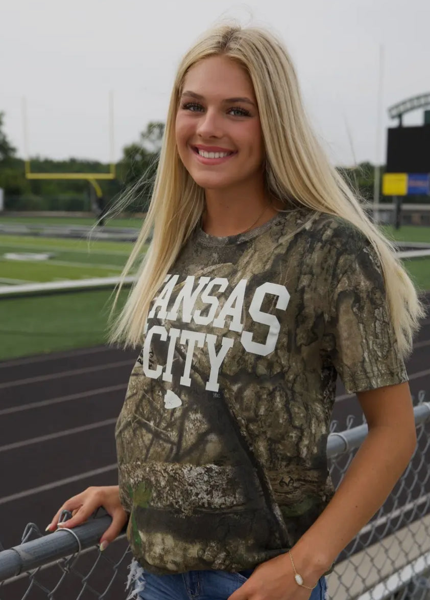 KC + Camo Graphic Tee PREORDER