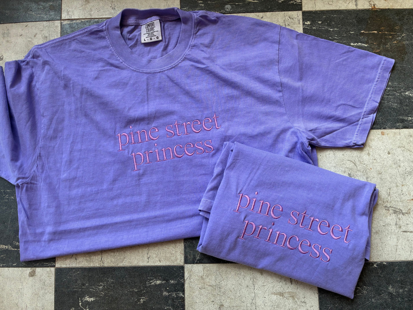 Pine Street Princess Embroidered Tee