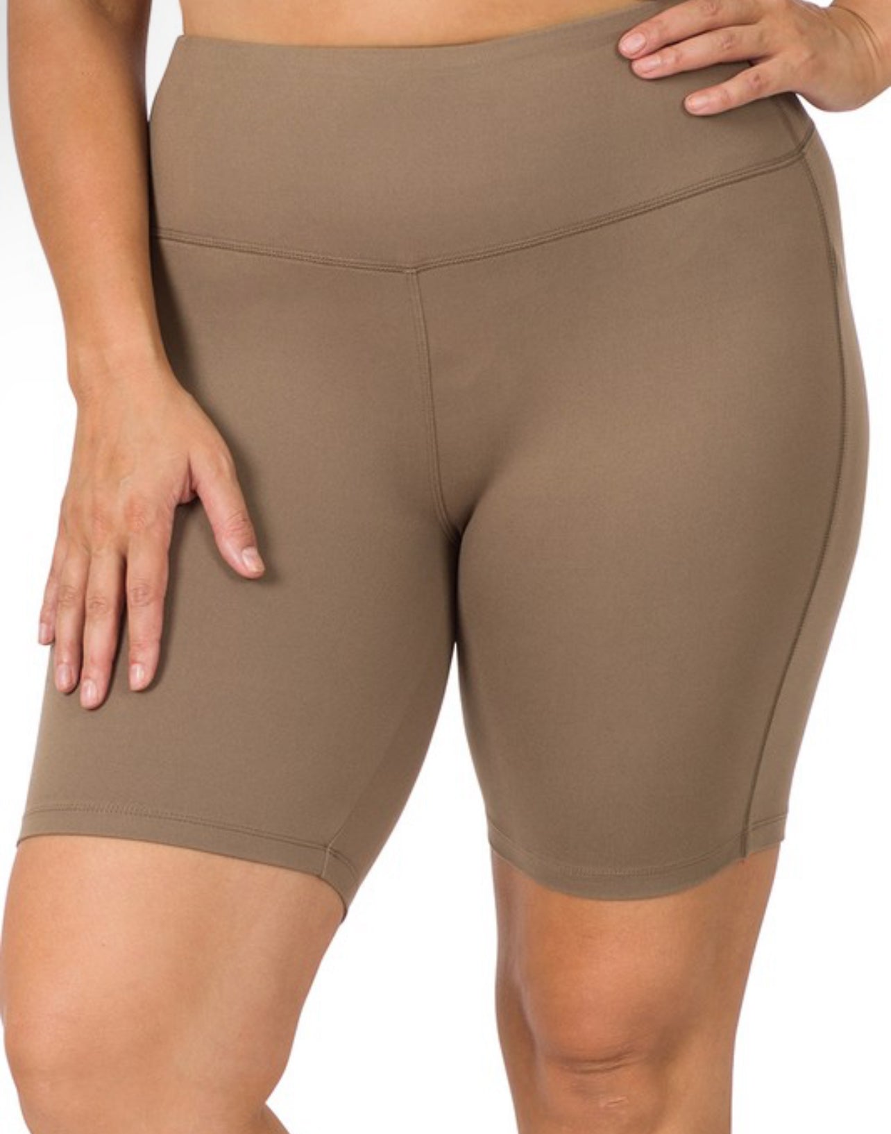 Buttery Soft Biker Shorts with Wide Waistband