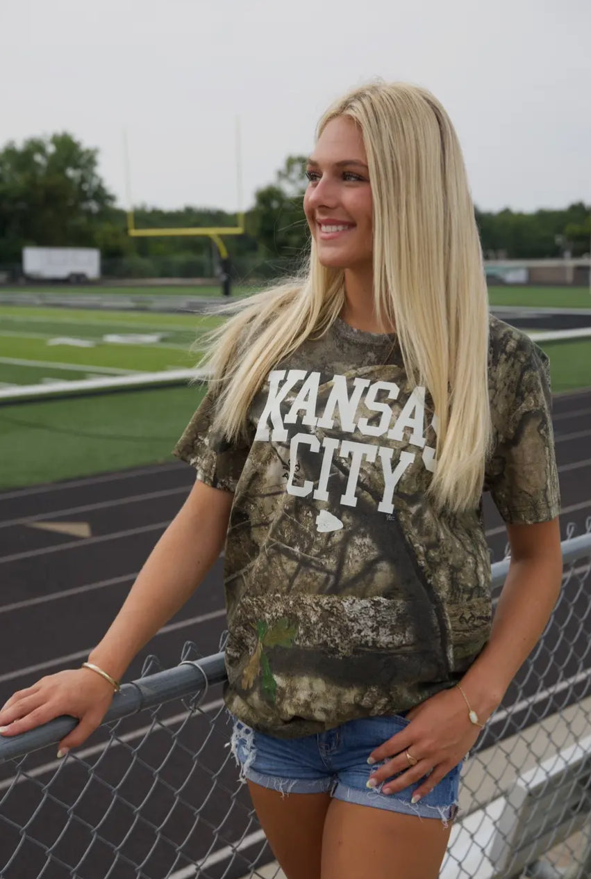 KC + Camo Graphic Tee PREORDER