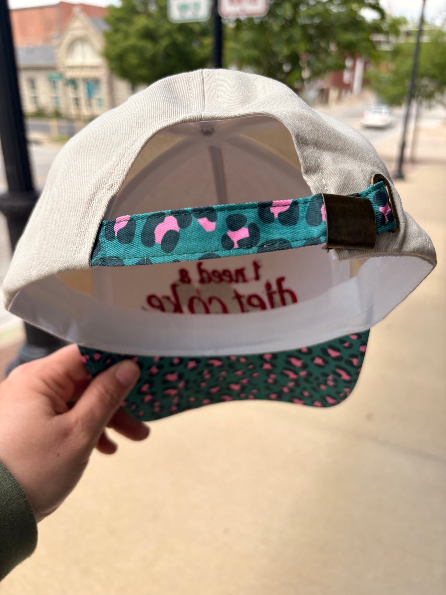 I Need A Diet Coke Embroidered Hat
