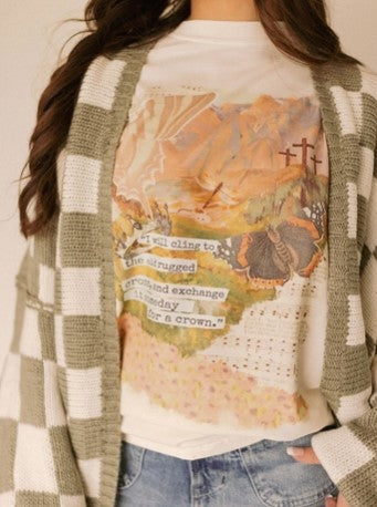 Old Rugged Cross Christian Tee