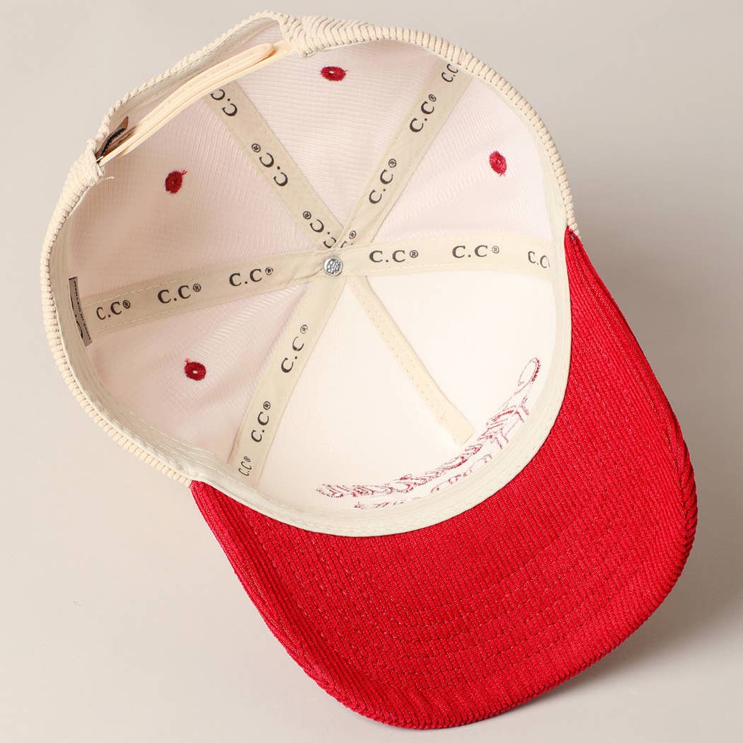 American Honey Corduroy Trucker Hat