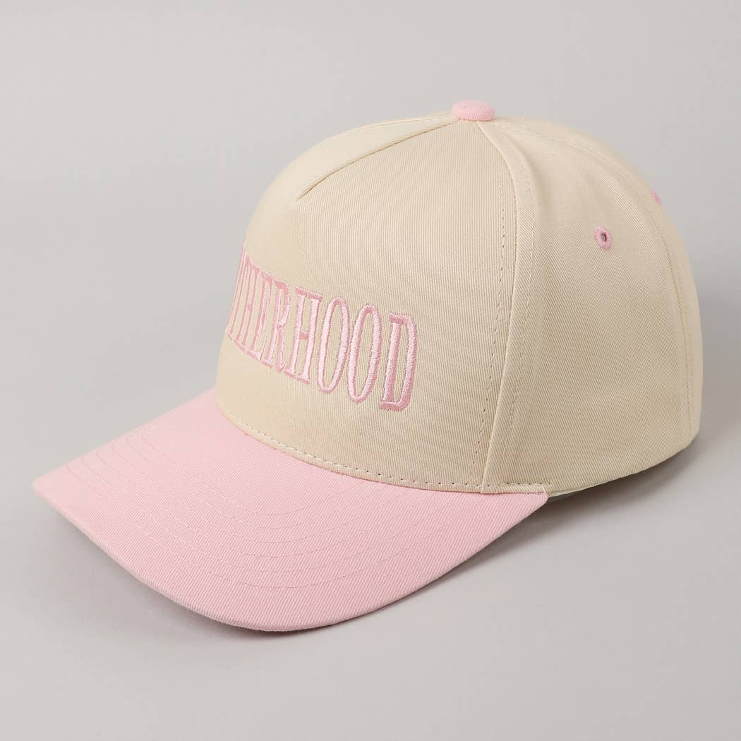 MOTHERHOOD Embroidered Two-Tone Trucker Hat