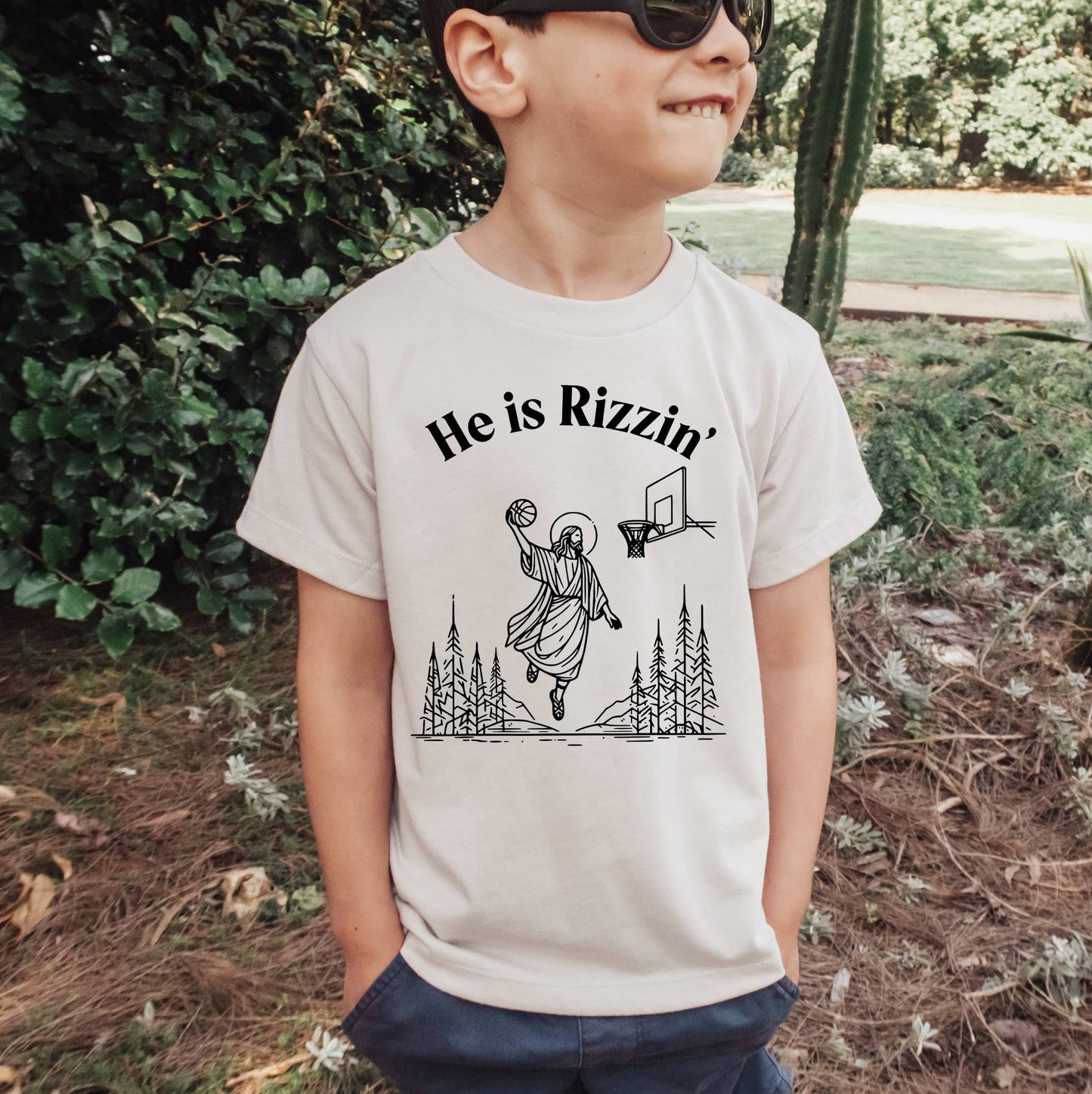 YOUTH - He is Rizzin' Graphic Tee