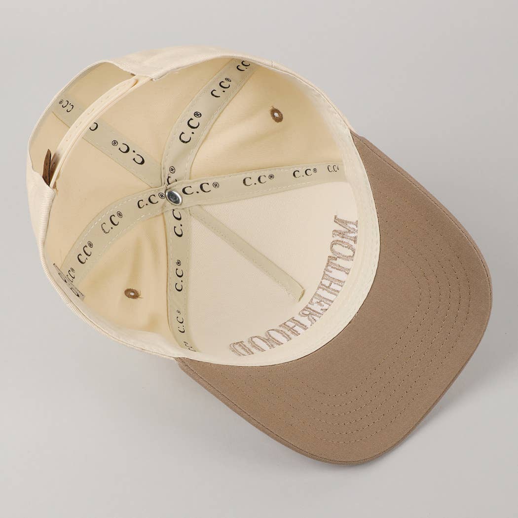 MOTHERHOOD Embroidered Two-Tone Trucker Hat