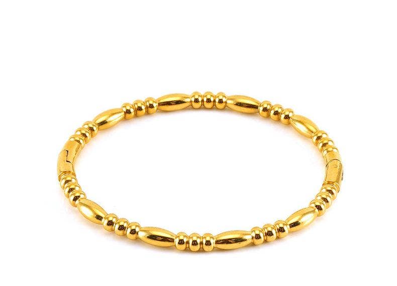 Multi-style 18K Gold-plated Stainless Steel Bangle