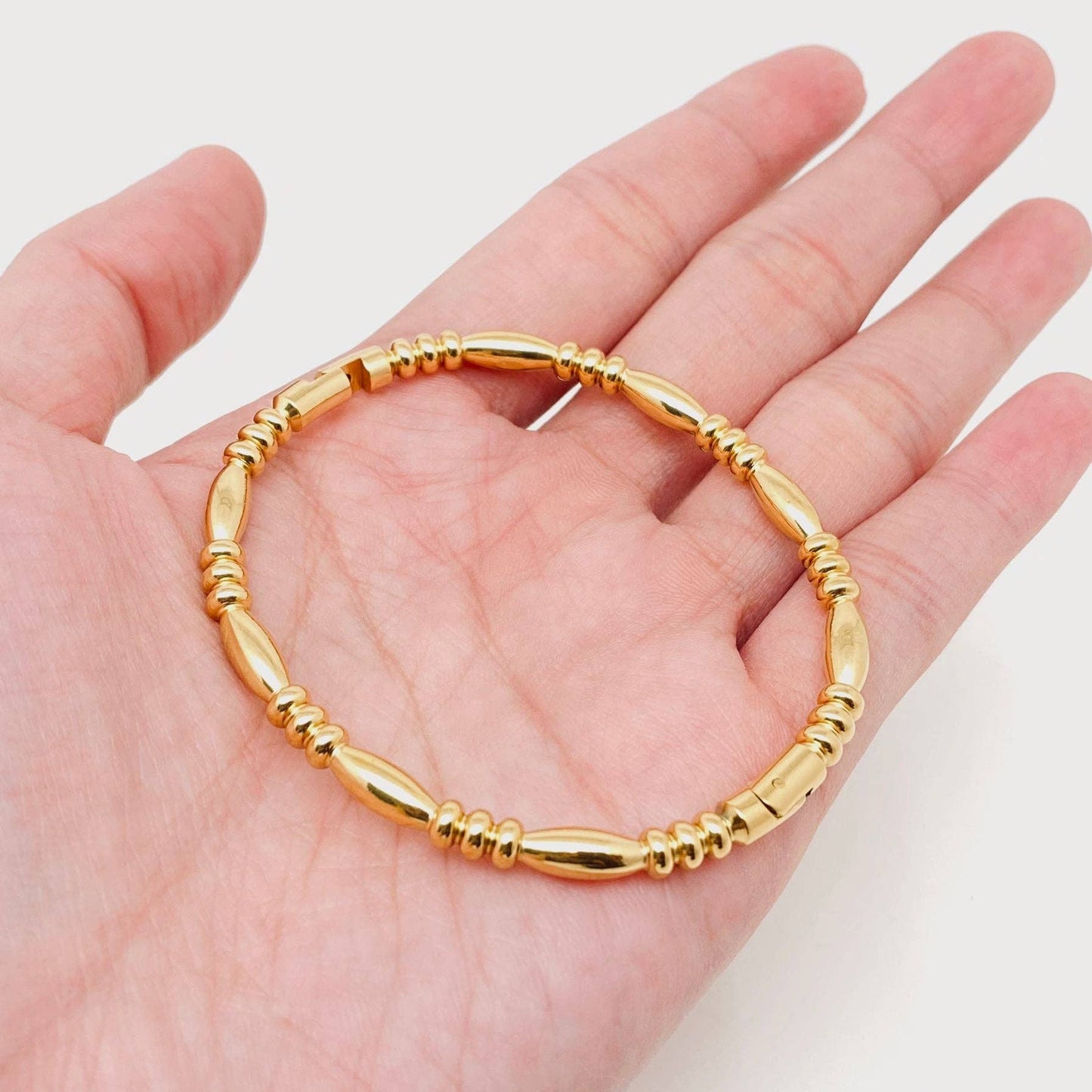 Multi-style 18K Gold-plated Stainless Steel Bangle