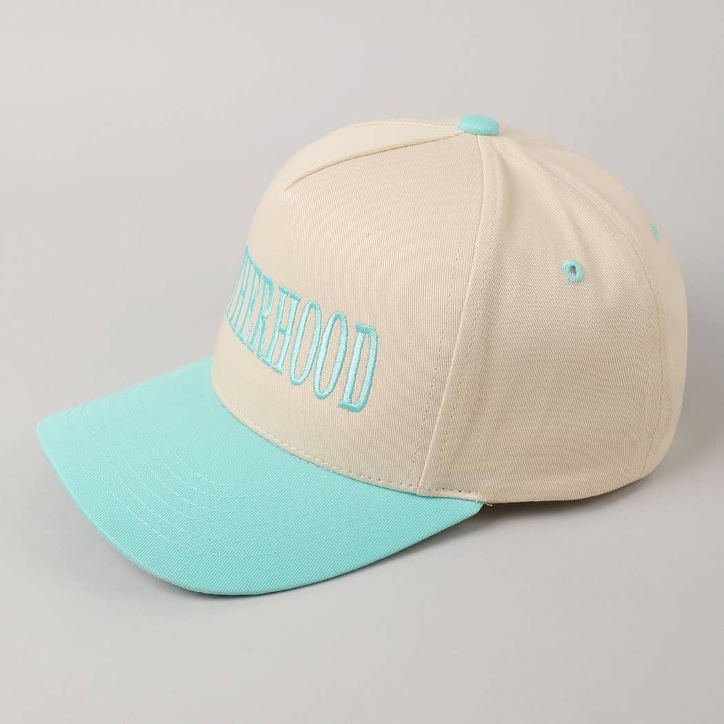 MOTHERHOOD Embroidered Two-Tone Trucker Hat