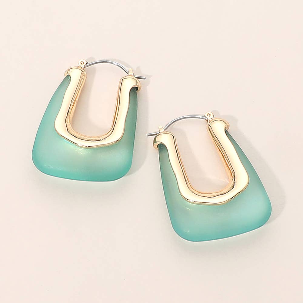 Geometric Hoop Earrings
