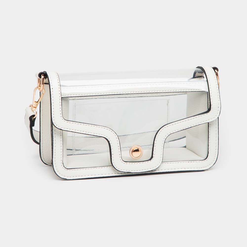 Clear Stadium Rectangle Shoulder Bag