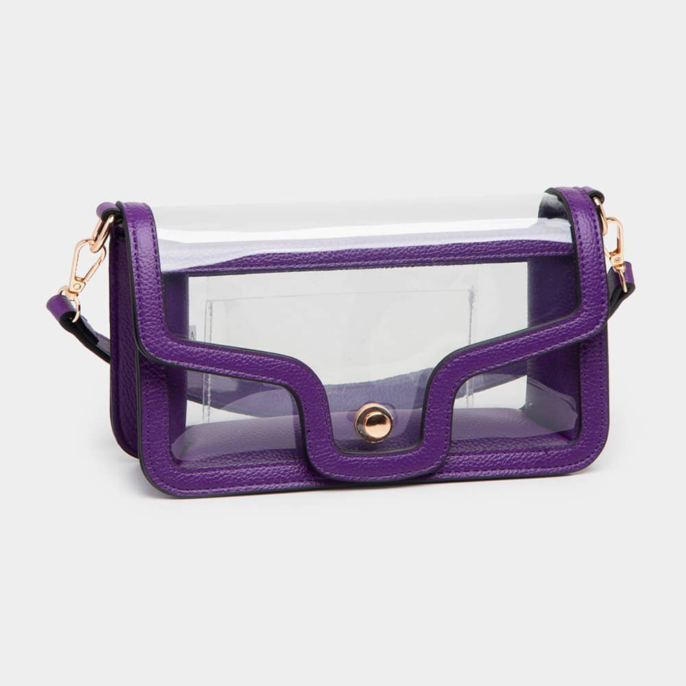 Clear Stadium Rectangle Shoulder Bag