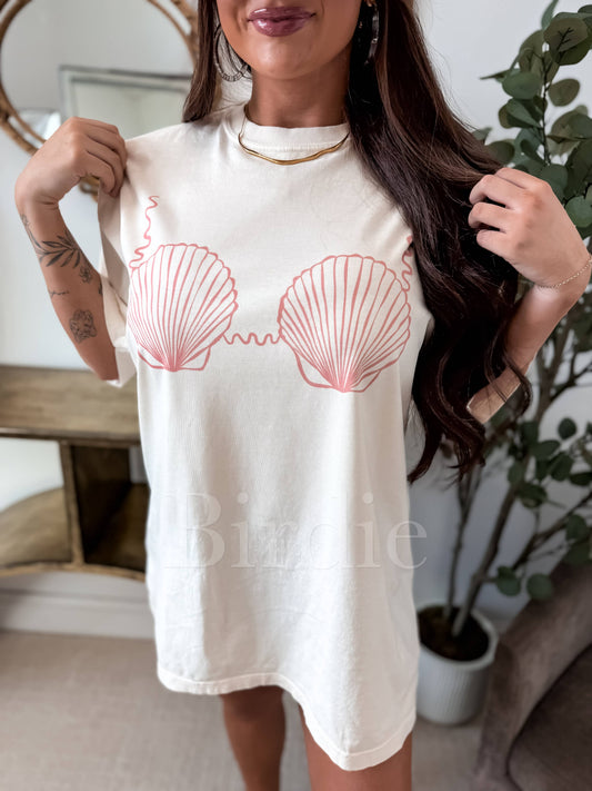 Seashell Bikini Summer Graphic Tee