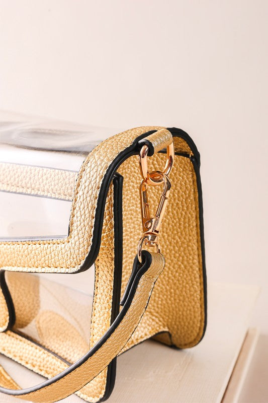 Nina Clear Stadium Handbag