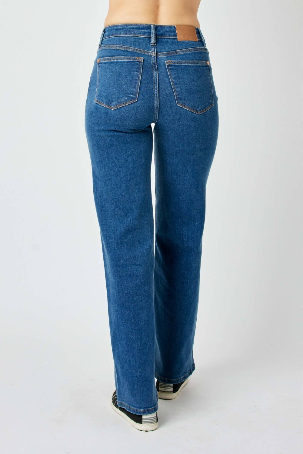 PLUS - Judy Blue High Waist Vintage Wide Leg Denim