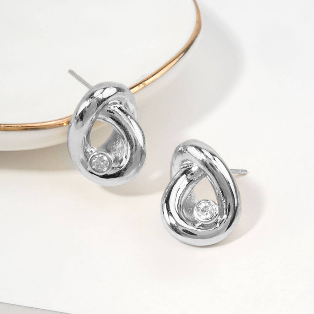 14K Gold Dipped Teardrop Earring