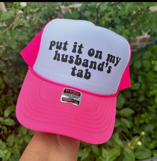 Husbands Tab Trucker Hat