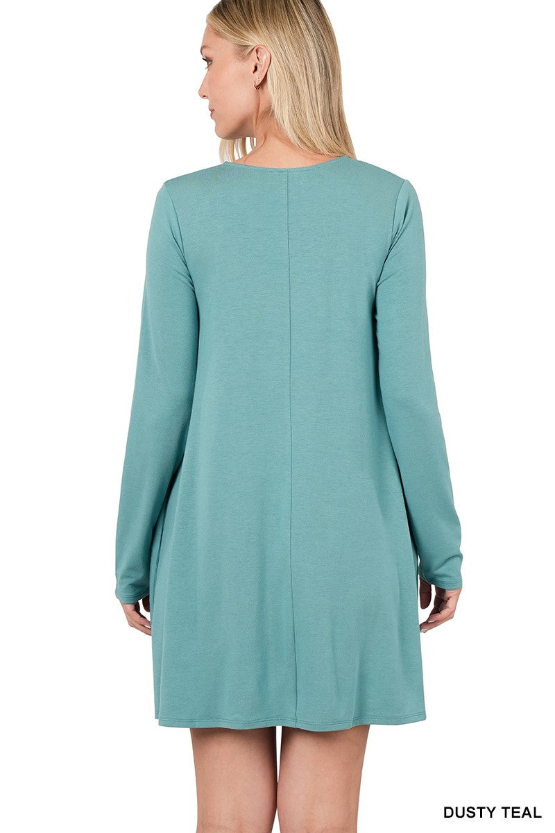 Long Sleeve Swing Dress