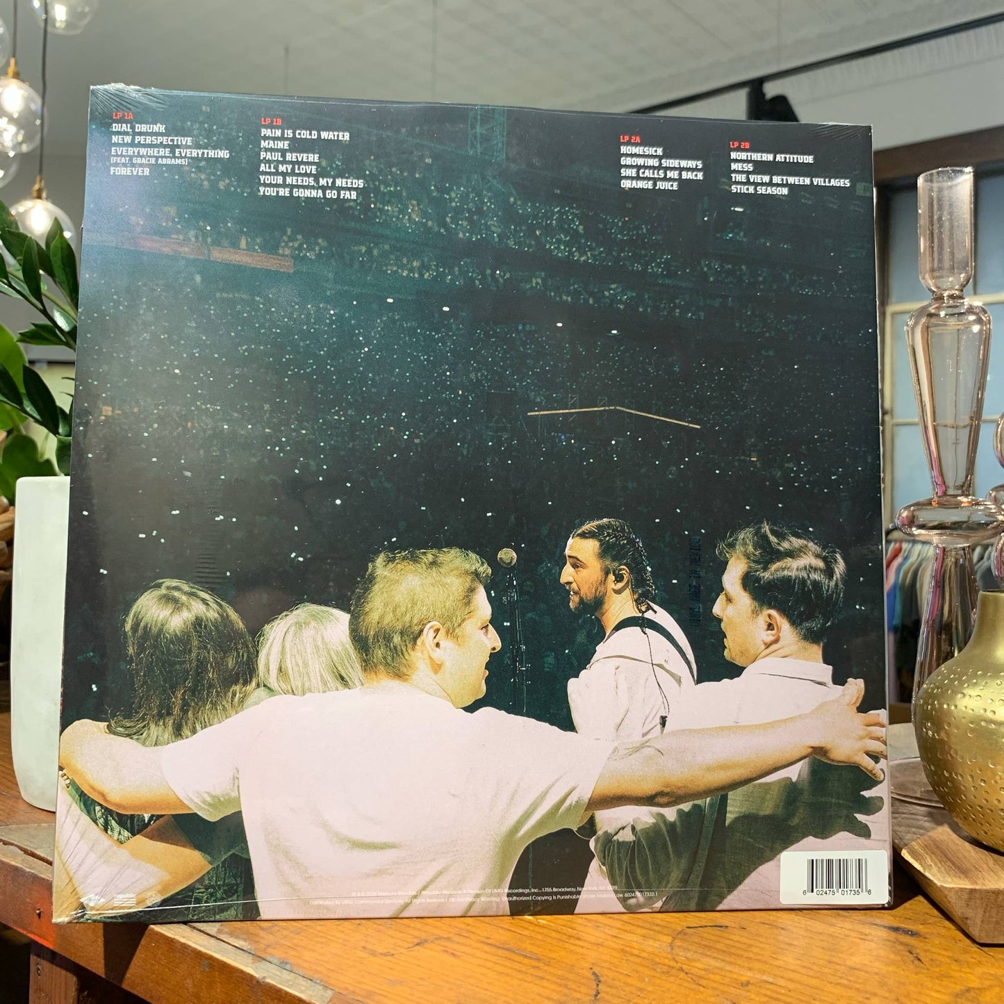 Noah Kahan - Live From Fenway Park LP Vinyl Record (Indie Exclusive)