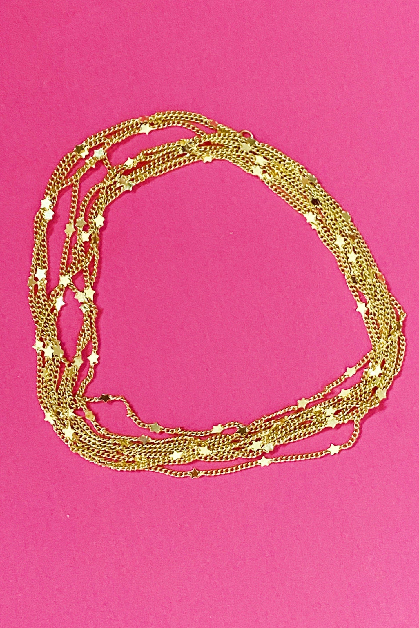 Starry Chain Necklace, Gold