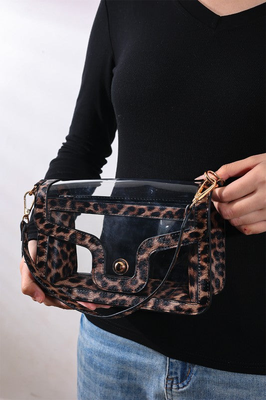 Nina Clear Stadium Handbag