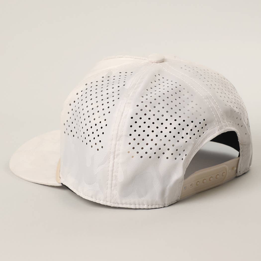 AMEN Embroidered White Camo Mesh Trucker Hat