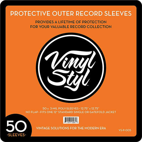12" Vinyl Style Protective Sleeves