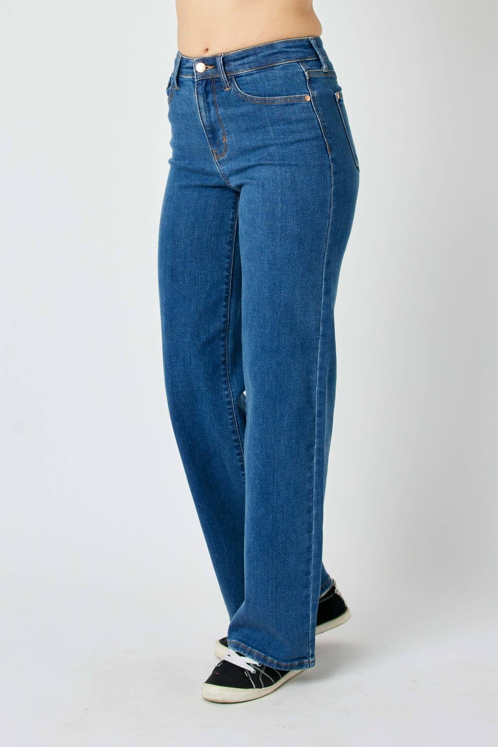 Judy Blue High Waist Vintage Wide Leg Denim